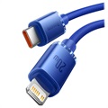 Baseus Crystal Shine USB-C / Lightning Kabel CAJY000303 - 2m - Blå