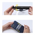 Baseus Cylinder Slide Vanntett Mobilpose med Touch ID - 7.2" - Svart