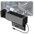 Baseus Deluxe Metal Bil Arrangør m/ USB-lader CRCWH-A01 - Svart