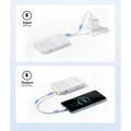 Baseus EnerFill Bipow2 Pro 10000mAh powerbank med USB-C-kabel - hvit