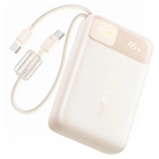 Baseus EnerFill FC11 20000mAh 45W powerbank - 3x USB-C, USB-A, PD, QC - beige