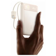 Baseus EnerFill FC11 20000mAh 45W powerbank - 3x USB-C, USB-A, PD, QC - beige