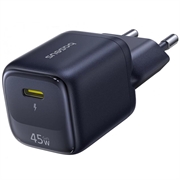 Baseus EnerFill FN22 45W USB-C GaN-vegglader - PD/QC hurtiglading - svart
