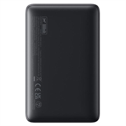 Baseus EnerFill FP11 10000mAh powerbank - 15W, USB-C, USB-A, støtte for PD - svart
