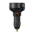 Baseus Enjoyment Pro 55W billader med uttrekkbar Lightning-kabel - svart