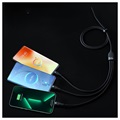Baseus Flash Series II 3-i-1 Rask Ladekabel - 1.5m