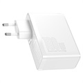Baseus GaN2 Pro 2xUSB & 2xUSB-C Rask Lader - 100W - Hvit