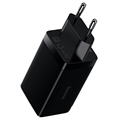 Baseus GaN3 Pro Rask Vegglader med USB-C Kabel - 1m - Svart