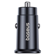Baseus GoTrip 30W dobbel USB-C-billader - svart