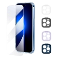 Baseus Illusion iPhone 14 Pro Beskyttelsessett - Gjennomsiktig