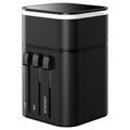 Baseus JY-302PD Global Reiseadapter - USB-C, USB - EU/UK/US/AU/CN