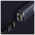 Baseus Lite Series USB-C / Gigabit Ethernet Nettverksadapter - Grå