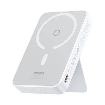 Baseus MagPro magnetisk trådløs strømbank - 20W, 5000mAh - Hvit