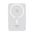 Baseus MagPro magnetisk trådløs strømbank - 20W, 5000mAh - Hvit