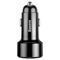 Baseus Magic USB Og USB-C QC&PD Billader - 45W - Svart