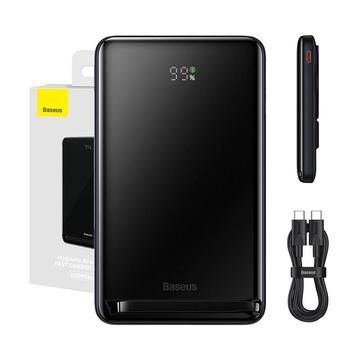 Baseus magnetisk trådløs strømbank 10000mAh - USB-C 20W, MagSafe-kompatibel - Blå