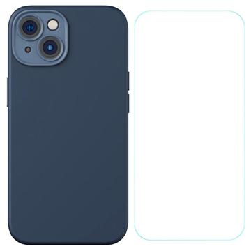 Baseus Magnetisk iPhone 14 Liquid Silikondeksel - Blå