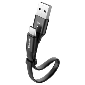 Baseus Nimble USB-C Lade- og Synkroniseringskabel CATMBJ-01 - 23 cm