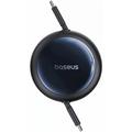 Baseus Nomos uttrekkbar USB-C-kabel - 100W - 1.5m - svart