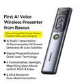 Baseus Orange Dot AI Voice Dual-Mode trådløs presentasjonsenhet - 2.4G, Bluetooth