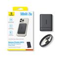Baseus PicoGo AM31 MagSafe-powerbank 5000mAh med stativ - svart