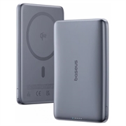 Baseus PicoGo AM41 Ultra-Slim Qi2 magnetisk strømbank 10000mAh - 27W - grå