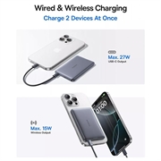 Baseus PicoGo AM41 Ultra-Slim Qi2 magnetisk strømbank 10000mAh - 27W