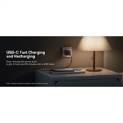 Baseus PicoGo AM41 Ultra-Slim Qi2 magnetisk strømbank 10000mAh - 27W - titan