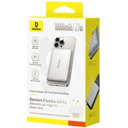 Baseus PicoGo AM41 Ultra-Slim Qi2 magnetisk strømbank 10000mAh - 27W - titan