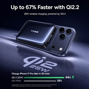 Baseus PicoGo AM61 10000mAh Qi2 magnetisk powerbank 45W - svart