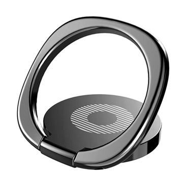 Baseus Privity Magnetisk Ring Holder til Smartphones - Svart