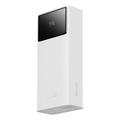 Baseus Star Lord 30000mAh QC/PD-powerbank - 22.5W, USB-C, 2x USB-A - hvit