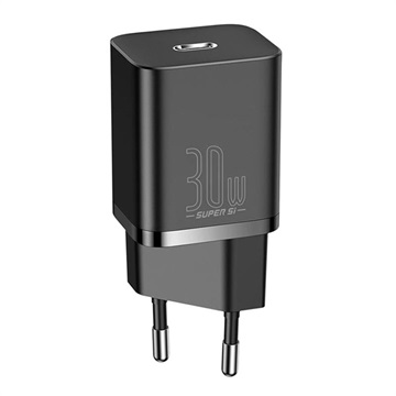 Baseus Super Si Quick Lader 30W - USB-C - Svart
