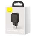 Baseus Super Si Quick Lader 30W - USB-C - Svart