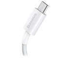 Baseus Superior MicroUSB Rask Lading Datakabel - 1m - Hvit