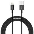 Baseus Superior Series Lightning Kabel - 1m - Svart