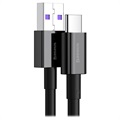 Baseus Superior Series USB-C Data & Ladekabel - 66W, 1m - Svart