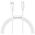 Baseus Superior Series USB-C Data & Ladekabel - 66W, 2m - Hvit