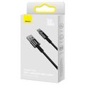Baseus Tungsten Gold USB-A / USB-C kabel - 1m, 100W - Svart