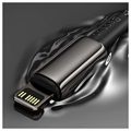 Baseus Tungsten Gold USB-C / Lightning Kabel 20W - 1m - Svart