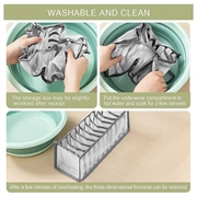 Kurv for organisering av skuffer - hvit