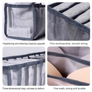 Kurv for organisering av skuffer - hvit