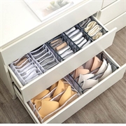 Kurv for organisering av skuffer - hvit