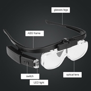 Beileshi 11642DC LED hodebåndslupe - 1.5X-4.5X