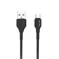 Beline BLNCBC01 25W USB-A / USB-C-kabel - 1m - Svart
