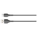 Beline BLNCBC02 25W USB-A / USB-C-kabel - 2m - Svart