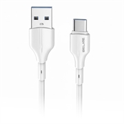 Beline BLNCWC01 25W USB-A / USB-C-kabel - 1m - Hvit