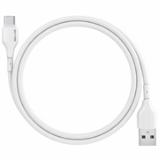 Beline BLNCWC01 25W USB-A / USB-C-kabel - 1m - Hvit