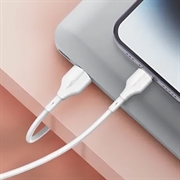 Beline BLNCWC01 25W USB-A / USB-C-kabel - 1m - Hvit