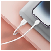 Beline BLNCWL01 25W USB-A / Lightning-kabel - 1m - Hvit